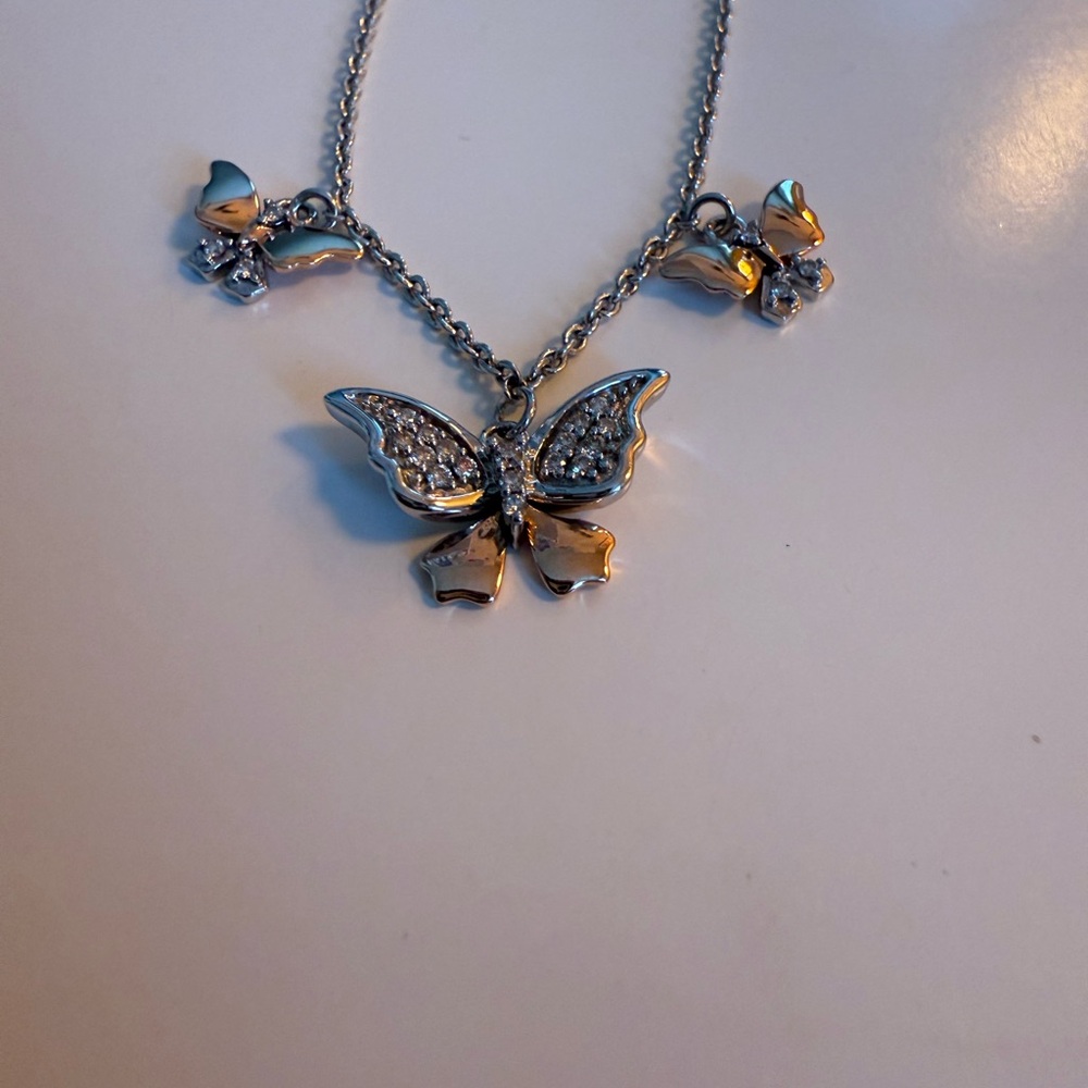 Zales Disney Enchanted Mulan Butterfly Necklace